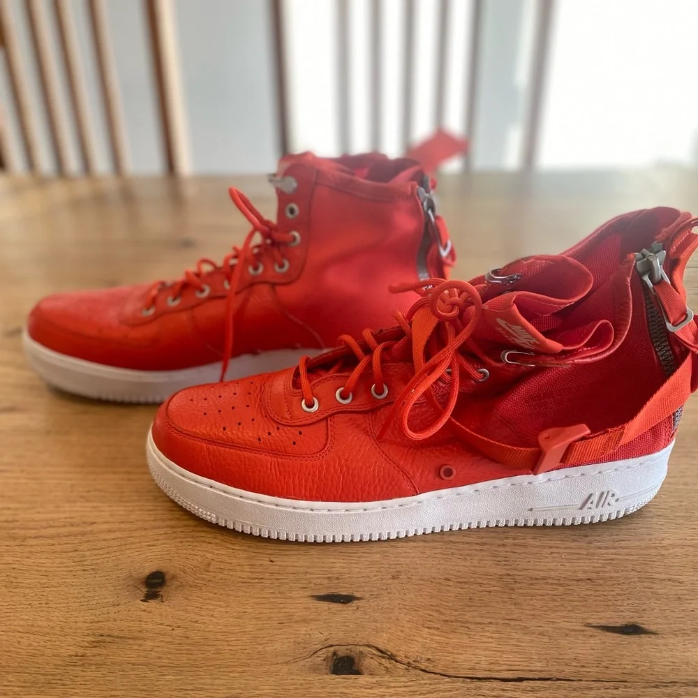 Nike SF AF1 Mid Team Orange‎ Sneakers Men’s 13 Preowned